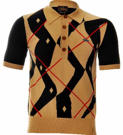 Vivienne Westwood Woven Contrast Knit Polo