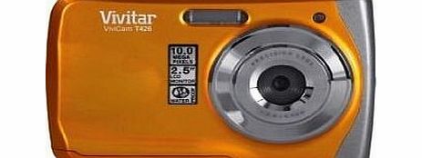 Vivitar Underwater Waterproof Compact Digital Camera Vivitar Vivicam T426 12MP Megapixel, 2.4`` Preview Screen 8x Digital Zoom, Waterproof to a depth of 3 Metres (Yellow)