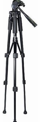 Vivitar  62`` PROFESSIONAL CAMERA TRIPOD PORTABLE ADJUSTABLE STAND   CARRY BAG NEW