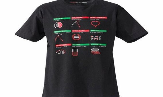 Vodafone Formula One 1 Vodafone McLaren Mercedes F1 Team Data Button T-Shirt 2012 S