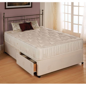 Vogue Platinum 1500 4FT Small Double Divan Bed