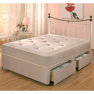 Memory Contour 6FT Super Kingsize Divan Bed