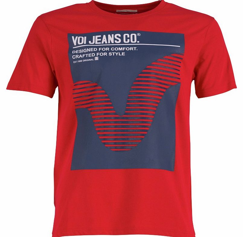 Mens Booker T-Shirt Red