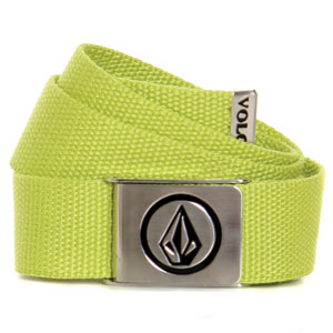 Circle Stone Web belt - Lime