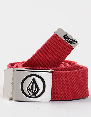 Circle Stone Web belt - Lumber Jack Red