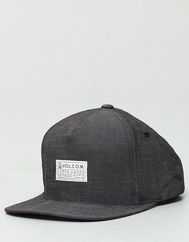 Volcom Corpo Snapback adjustable cap - Charcoal