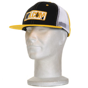 Displacement Trucker cap - Black/Yellow