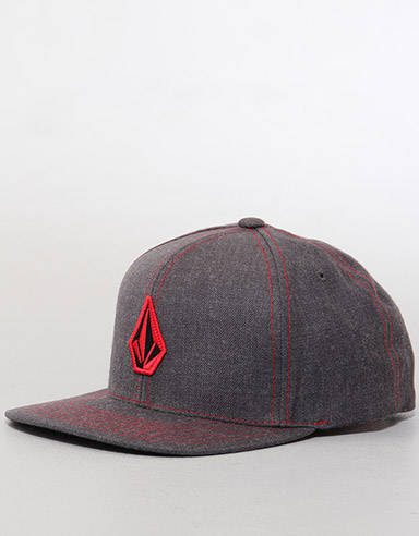 Volcom El Stone Snapback cap - Dark Grey