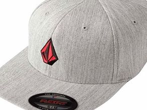 Volcom Full Stone HTHR XFit Hat - Heather Grey