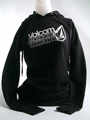 Volcom Ladies 3COM HOODED B473850001 - BLK