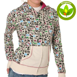 Brazanimal Zip hoody - Natural