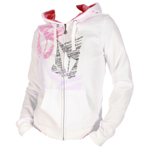 Volcom Ladies Ladies Volcom Flight Speed Full Zip Hoody. White