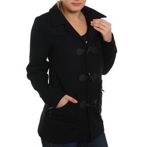 Olive Pea coat - Black