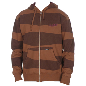 Volcom Mens Mens Volcom Curve Basic Zip Hoody. Brown