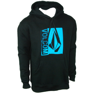 Volcom Mens Mens Volcom Dangnasty Classic Hoody. Black