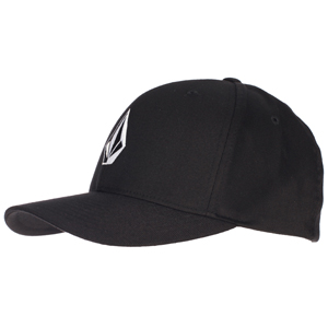 Mens Volcom Full Stone Flex Fit Cap. Black