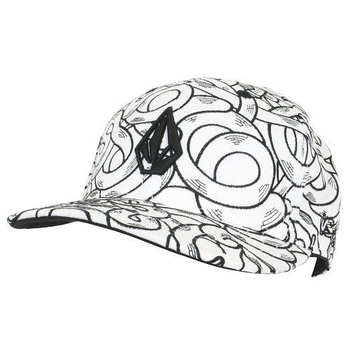 Volcom Mens Volcom FA Damien Horan Fitted Cap Wht