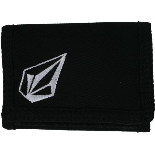 Mens Volcom Full Stone Cloth Wallet Black