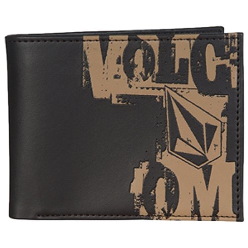 Mens Volcom Head Rush Pvc Wallet Brown