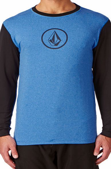 Volcom Mens Volcom Heather Long Sleeve Rash Vest -