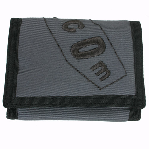 Volcom Mens Volcom Pistol Cloth Wallet Shadow Grey