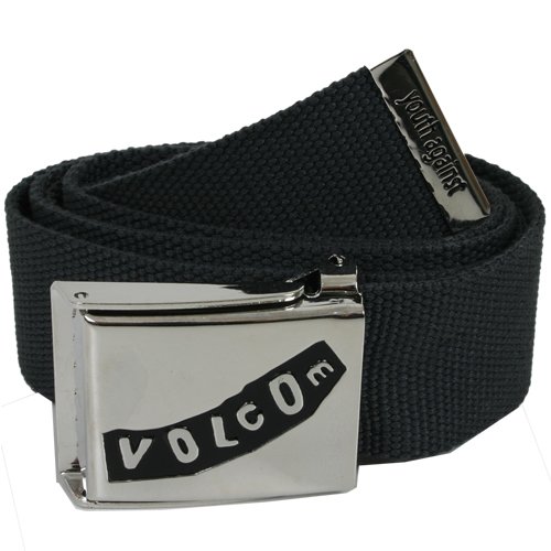 Volcom Mens Volcom Pistol Web Belt Shadow Grey