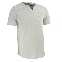 Mens Volcom Watkins Henley T-shirt White