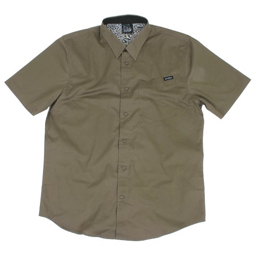 Mens Volcom Xyz Plain Shirt Cho