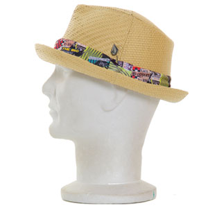 Volcom Mix It Up Straw fedora - Natural