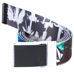 Palms Rversible web belt - Multi Colour