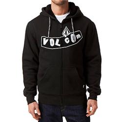 Pistone Fur Lined Zip Hoody - Black