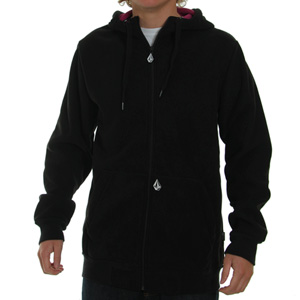 Raster Zip hoody layer - Black