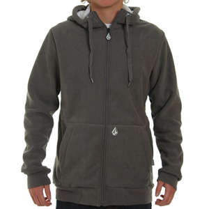 Raster Zip hoody layer - Charcoal