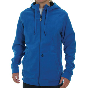 Raster Zip hoody layer - Cyan