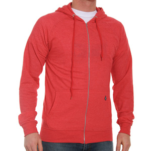 Timesoft 2 Zip Hoody - Heather Berry Red