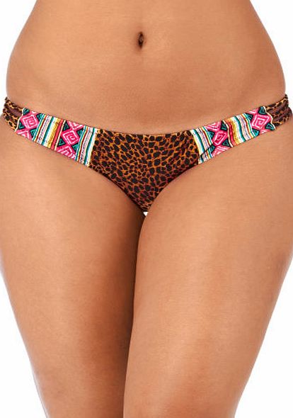 Volcom Womens Volcom Native Tracks Full Bikini Bottom