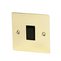 10AX Intermediate Sw Polished Brass Flat Plt