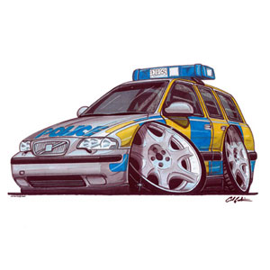 Police Car Batt T-shirt