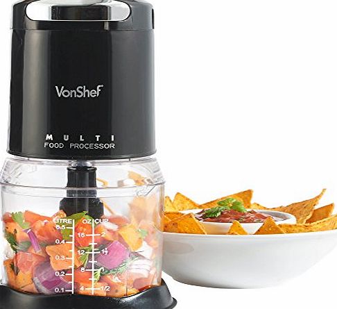 VonShef - Mini Kitchen Food Processor / Blender / Multi Chopper