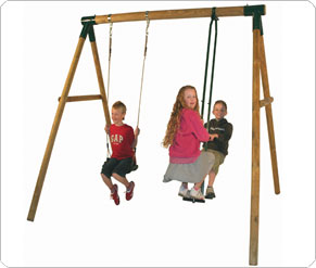 Plum Lemur Swing Set