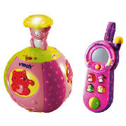 Pop-Up Surprise Ball & Soft Singing Pink