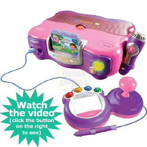 V Smile TV Learning System with Dora The Explorer Learning Game