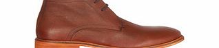 Fredric Derby tan leather chukka boot