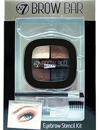 W7 Brow Bar Eyebrow Stencil Kit