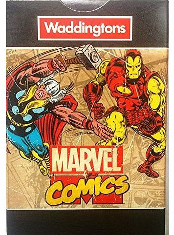 Waddingtons Marvel Retro Comics Playing Cards