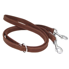 Wainwright` Brown Super Premium Buffalo Leather Dog Training Lead