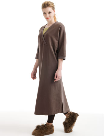 Cross neck kaftan