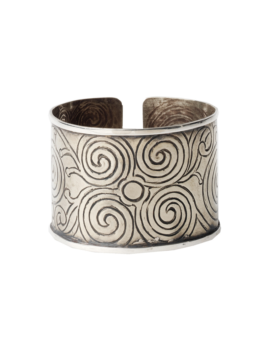 Silver Swirl Bracelet