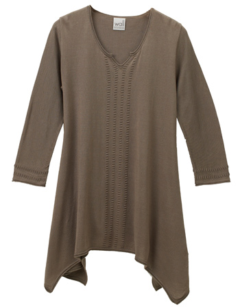 Swing Hem Bobble Tunic