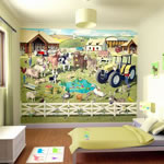 Farmyard Mural Wall Stickers